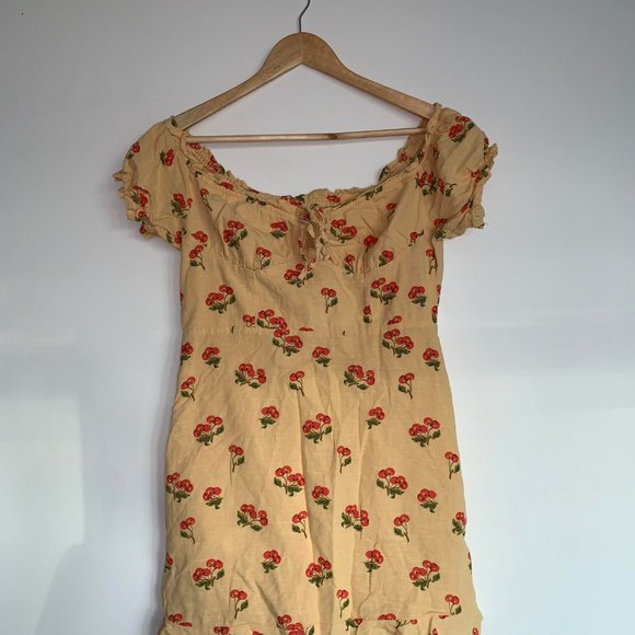 UO Cherry Dress - Picture 3 of 4